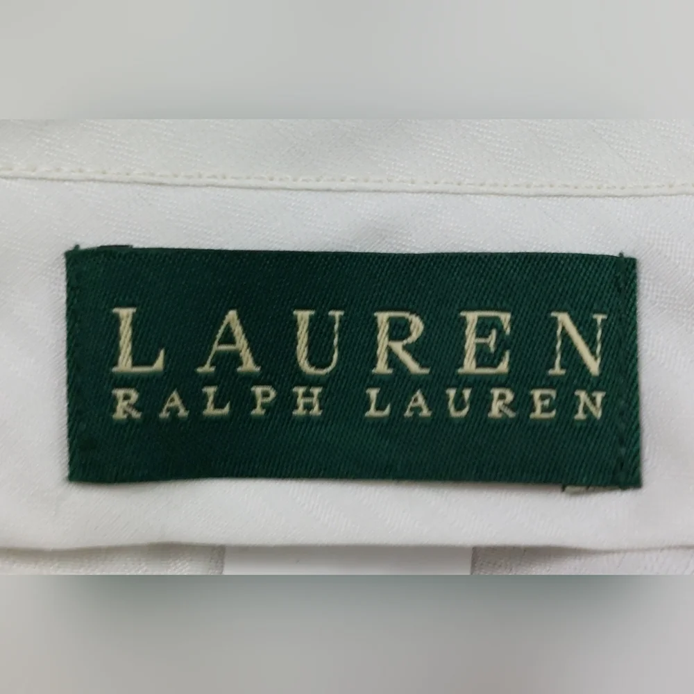 Lauren Ralph Lauren Dress Pants Mens Size 38x32 Khaki Stone Polyester NWT $75.00